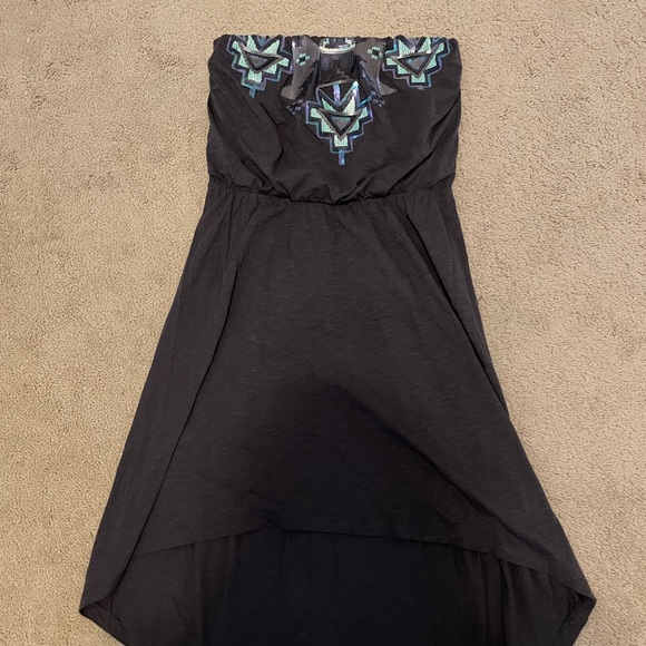 High/Low strapless dress - Picture 1 of 2